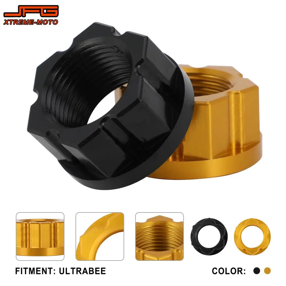 Wheel Axle Lock Nut Cocer Motorcycles Accessories Axle Block For SURRON Sur-ron Ultra Bee Ultrabee Electric Moto E-Bike Dirt Pit