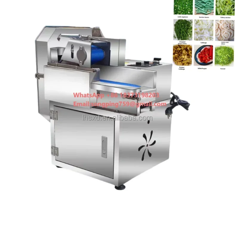 

Промышленная многофункциональная автоматическая овощерезка для нарезки огурцов, редиса, моркови и других овощей