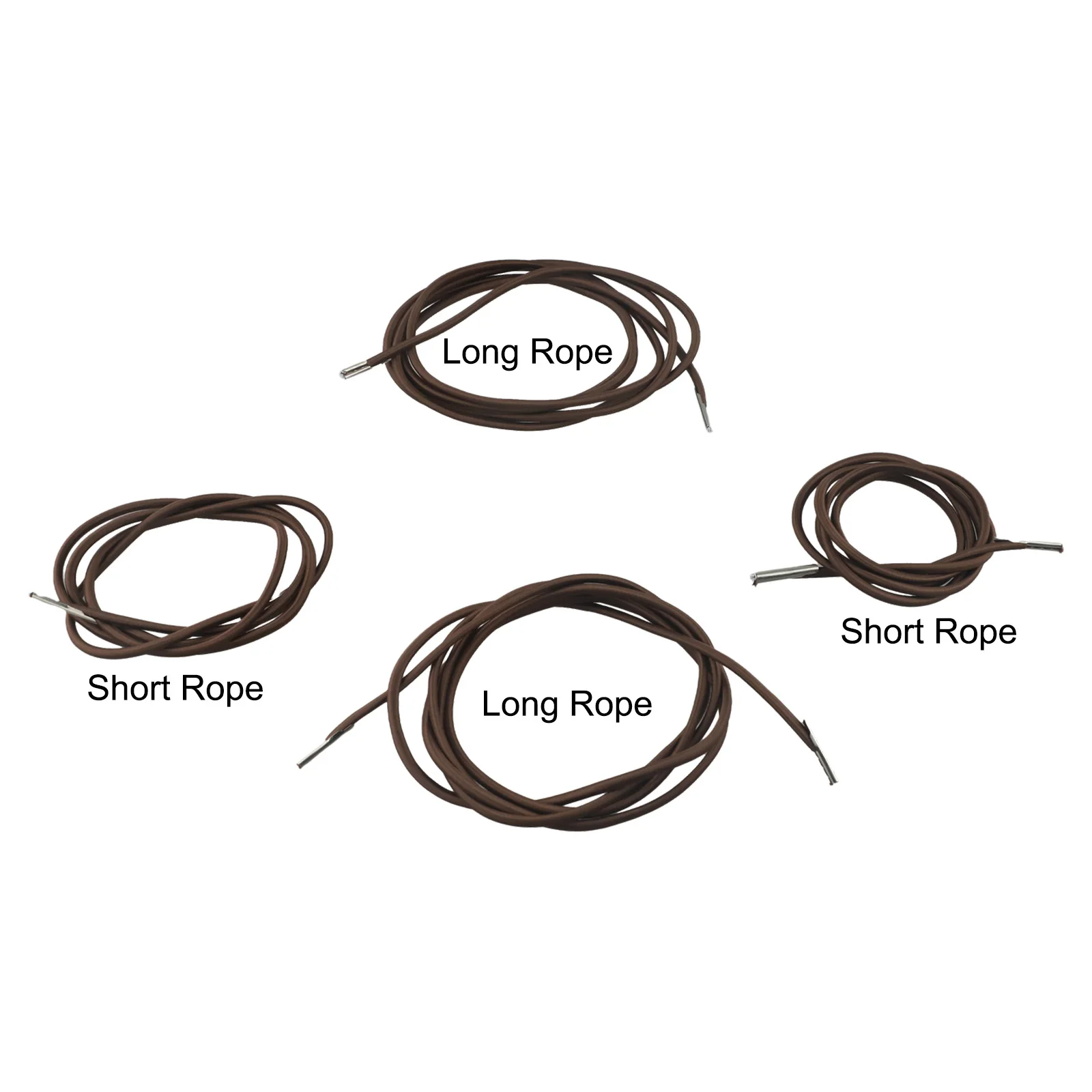 Cuerda elástica para sillas de cubierta, cuerda de amarre para silla de salón, accesorios de 220cm y 140cm, 4 unidades
