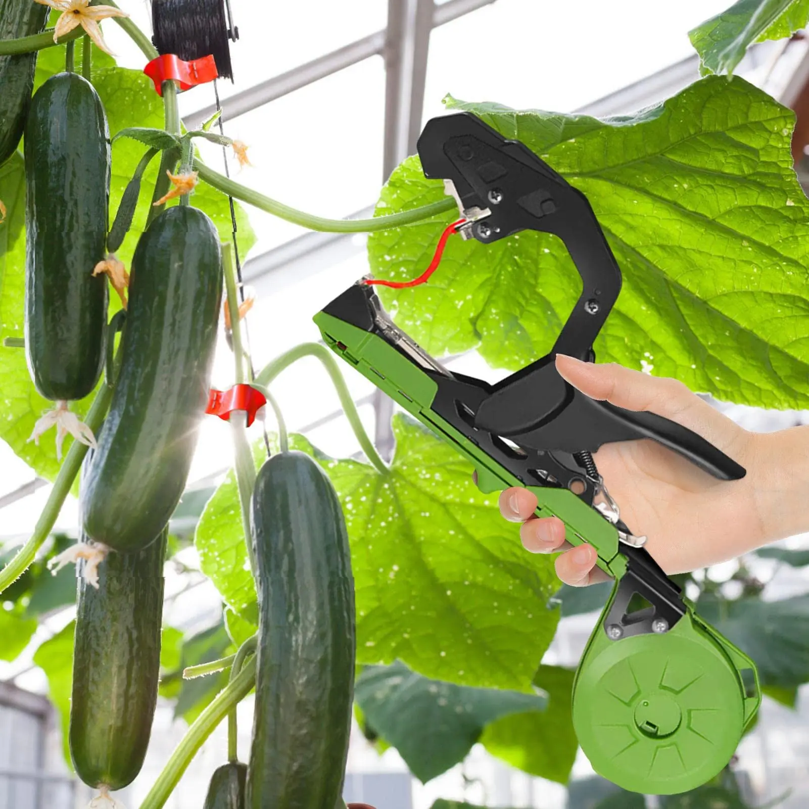 2023 Newest Plant Tying Machine  Automatic Binding Handheld Anti-Skid Auto Cut Off for Garden Tomatoes Vegetable