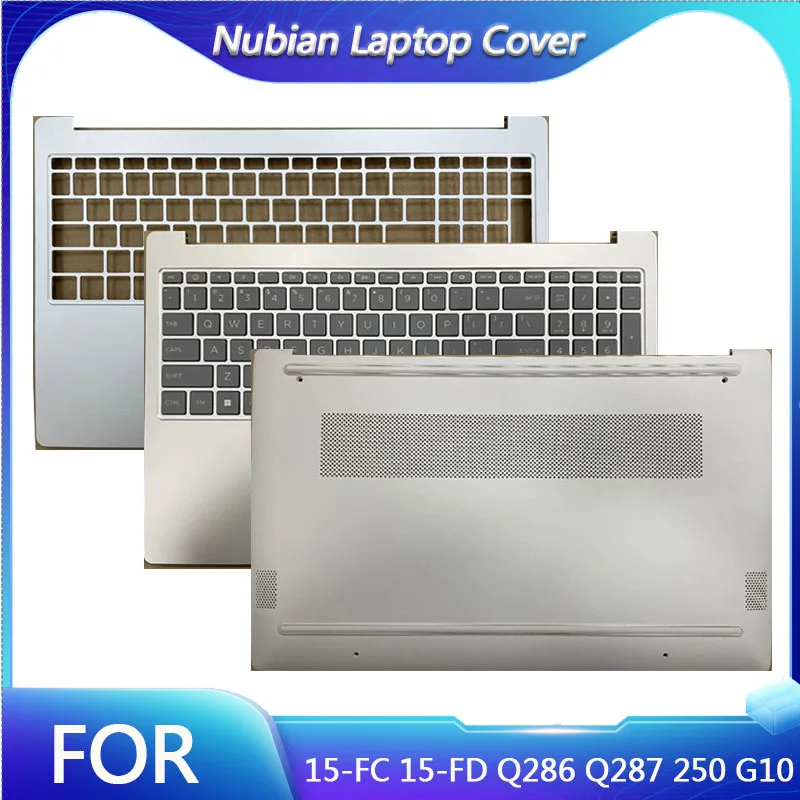 

NEW For 15-FC 15-FD Q286 Q287 250 G10 Palmrest US Backlight keyboard Bottom