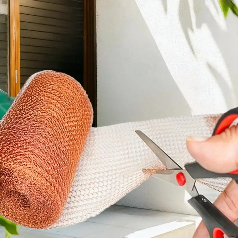 Garden Home Copper Mesh Trap, Efficient Squirrel Repeller, Anti-Rat and Anti-Insect Solution