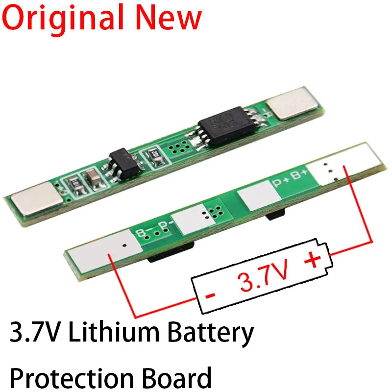 10PCS 1S 3.7V 3A Li-ion BMS PCM battery for 18650 lithium ion li battery protection board pcm