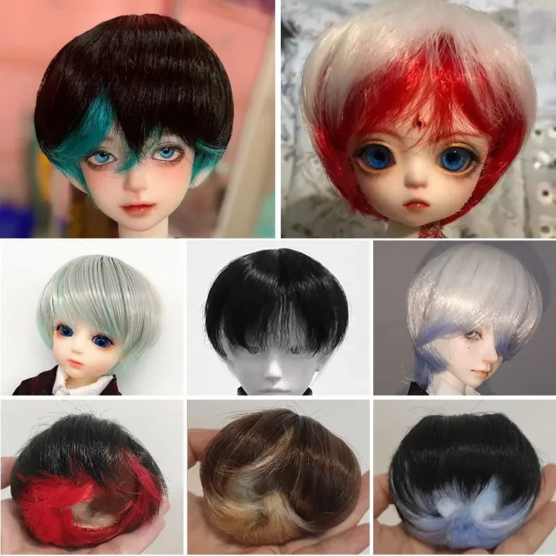 

BJD SD 1/3 1/4 1/6 1/8 doll wig girl doll wig high temperature fiber fading short hair