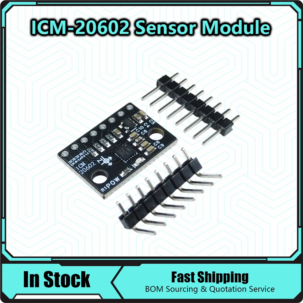 DC 3.3-5V ICM-20602 High Precision Low Noise Six Axis Gyroscope Acceleration Module for arduino