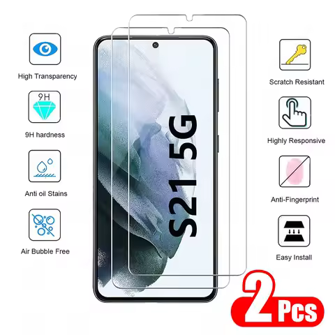 2PCS 0.18mm Full Cover Tempered Glass On the For Samsung S21 S22 S23 Plus S24 S20 FE Screen Protector On Samsung S24 Utlra Glass