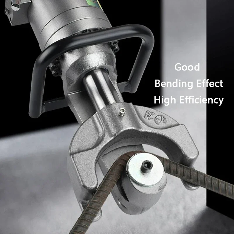 Brushless Motor Handheld Electric Hydraulic Steel Bar Bending Machine ZW-25 Portable Small Thread Steel Bender 14-25mm