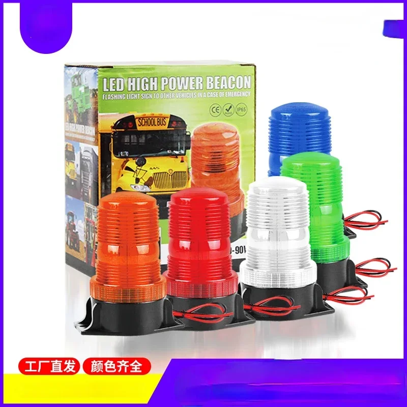 Adequado para empilhadeira LED luz de sinal de aviso piscando 9-90V 15W