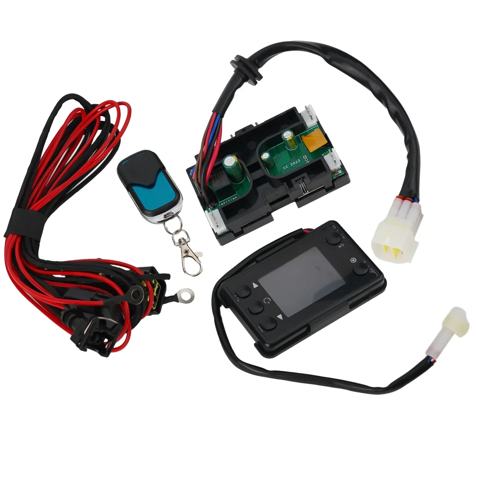 

Tools Number Plate Light Automotive LCD Monitor Motherboard Remote Special Switch Wire Harness 12V Air Control Board Convenient