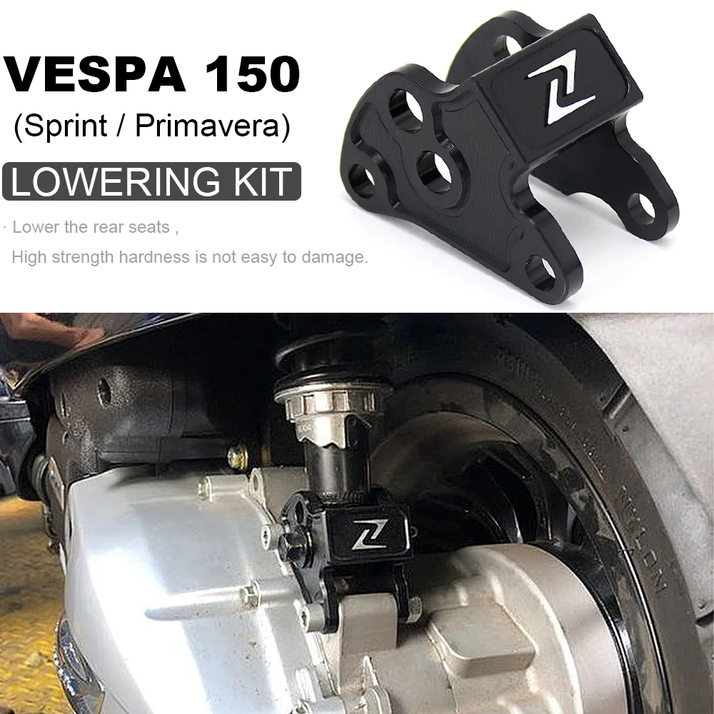 

Motorcycle Rear Lowering Kit For Vespa SPRINT Sprint 150 PRIMAVERA Primavera 150 Rear Suspension Shock Absorber Adjuster