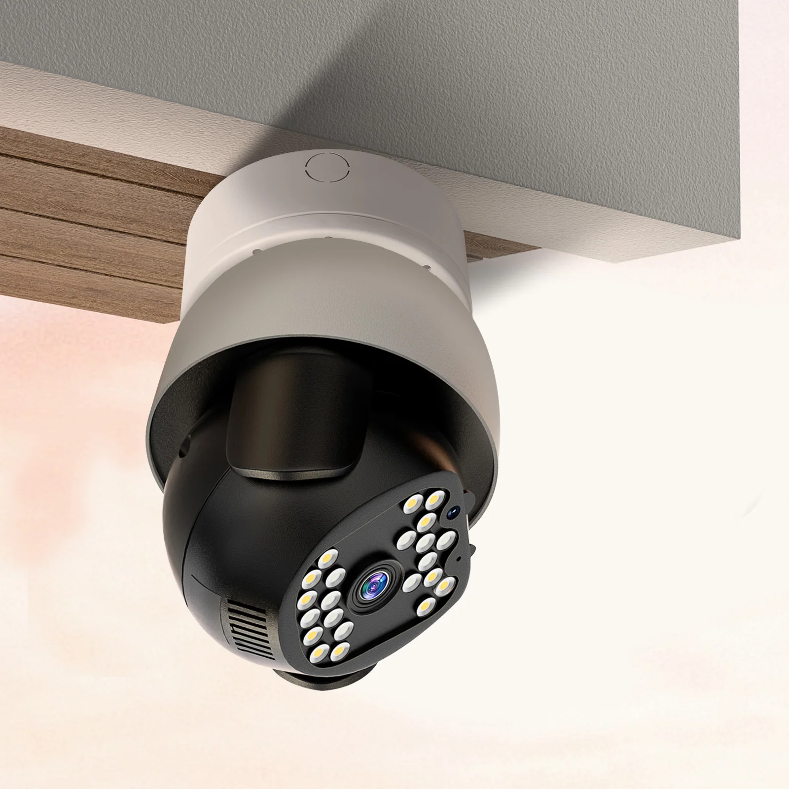 

Security Camera Junction Box Round Metal Cable Organizer Durable Smooth Edges Outdoor Mounting Simple Setup Junction Box