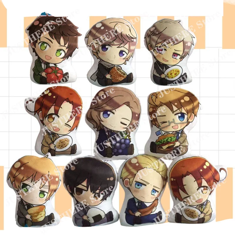 Axis Powers Plush Toy APH Hetalia Stuffed Doll Arthur Kirkland Ivan Braginsky Alfred F Jones Plushie Pillow Anime Cushion Gifts
