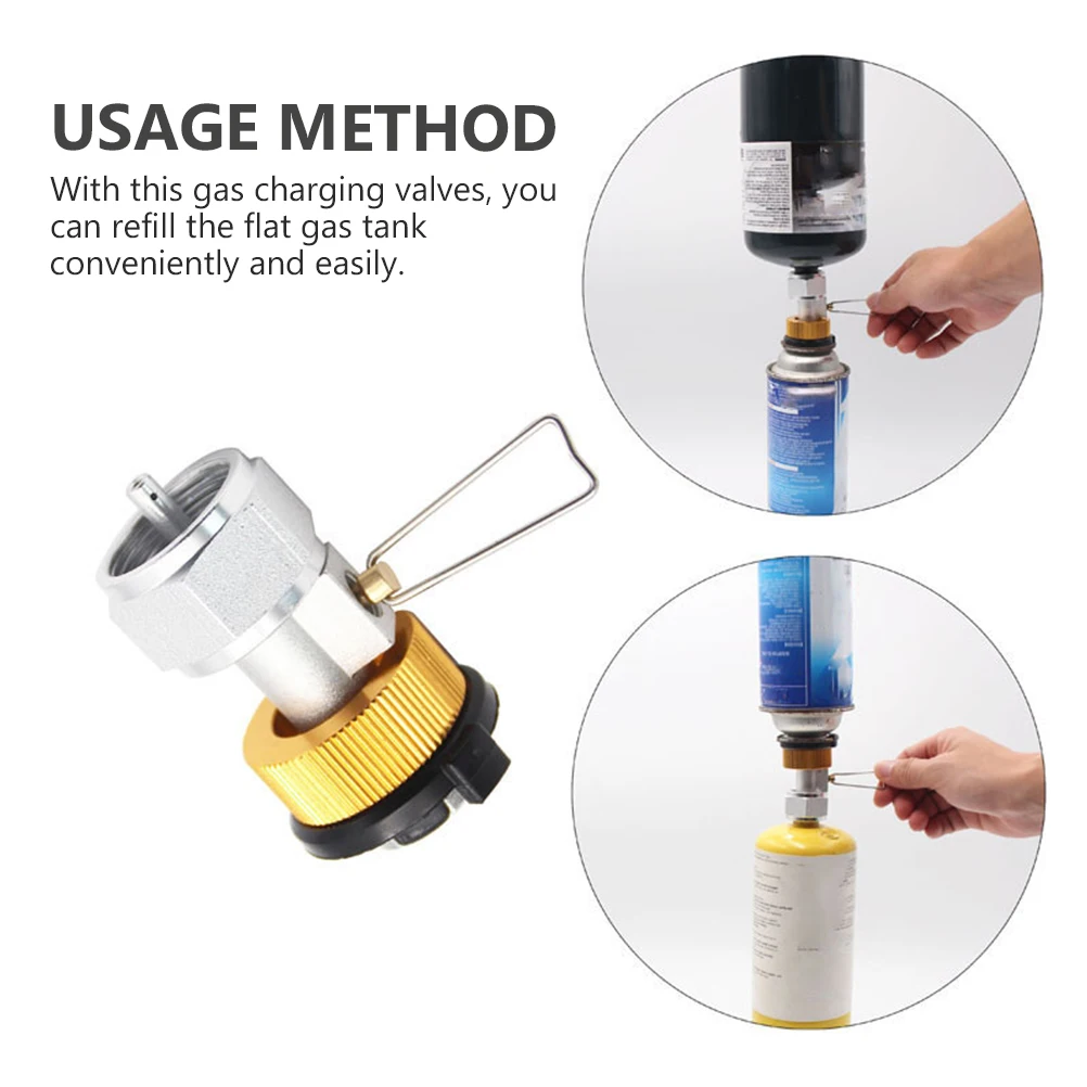 

Refill Charging Valves Universal Propane Fill For Camping Gas Bottle Filler Interactive Gas Bottle Fill Adapter