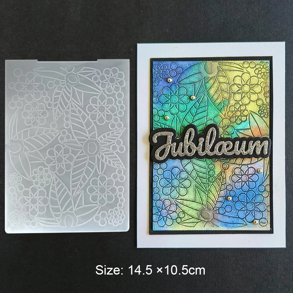 New style Vacation/Raindrops/Bricks/Leaves Embossing Folder For DIY Paper Card Decoration Scrapbooking