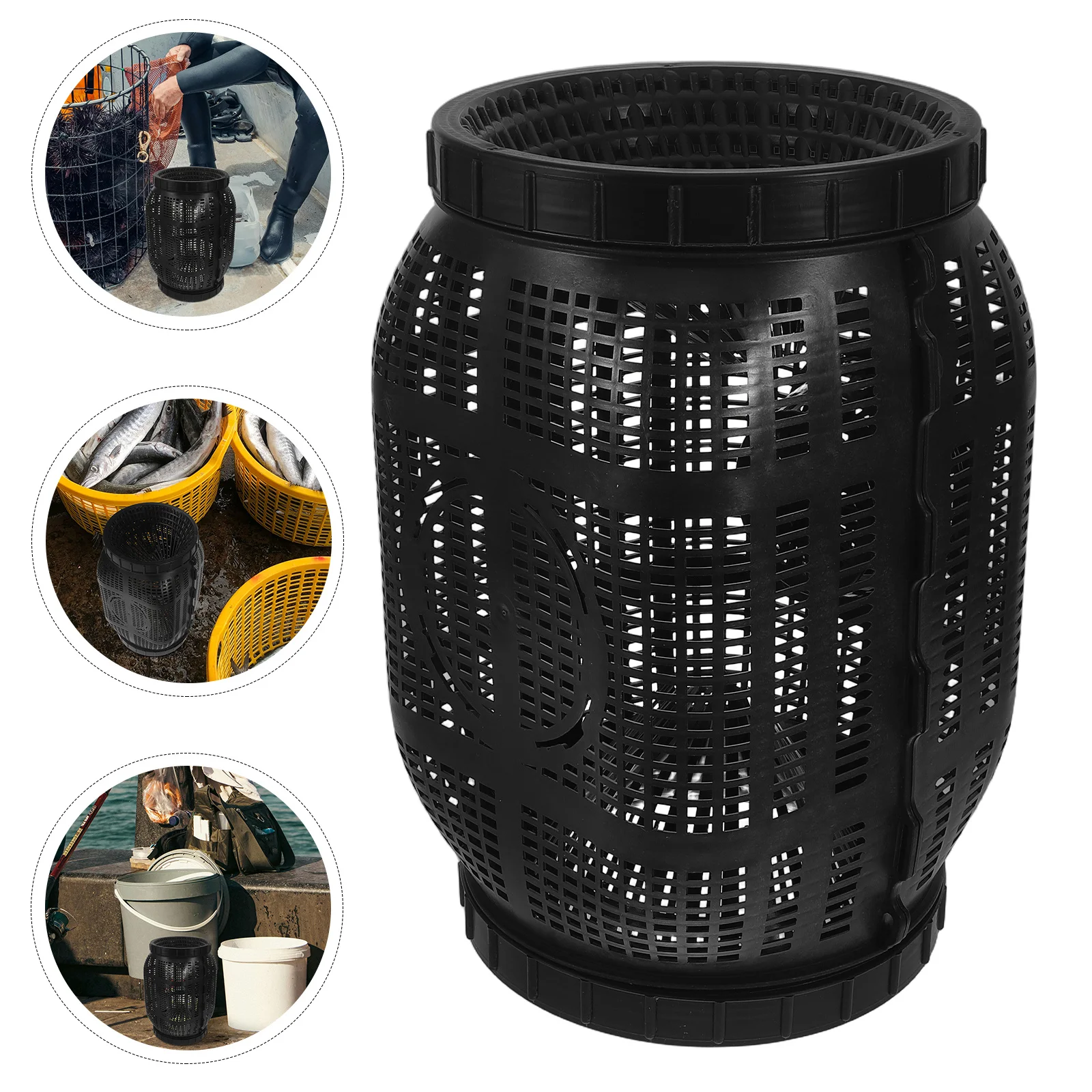 

Anti-Escape Fish Net Cage Bottom-Sinking Design for Secure Hold in Ponds Lakes Rivers Fish Cages Fishing Supplies