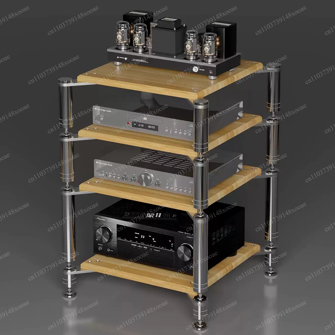 Stainless Steel Shock Absorber Nail Column Legs for Rack Accessories Power Amplifier Rack Cabinet Machine