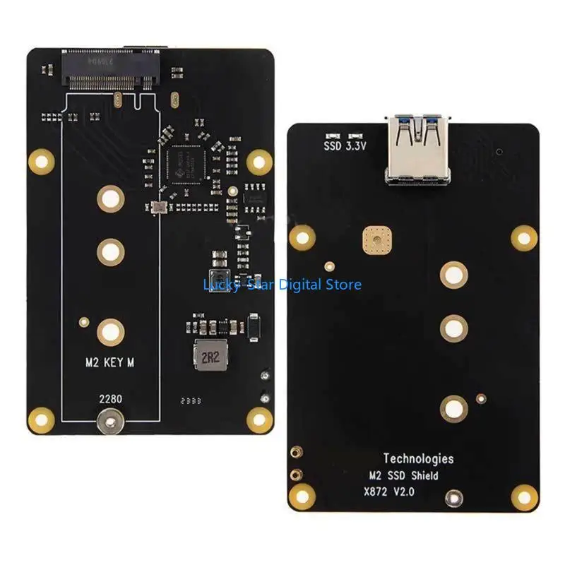 n7mc-x872-usb-a-nvme-solid-disk-expansion-board-para-rpi-4-m2-drive-2230-2242-2260-2280-transferencia-5-gbps-compatible