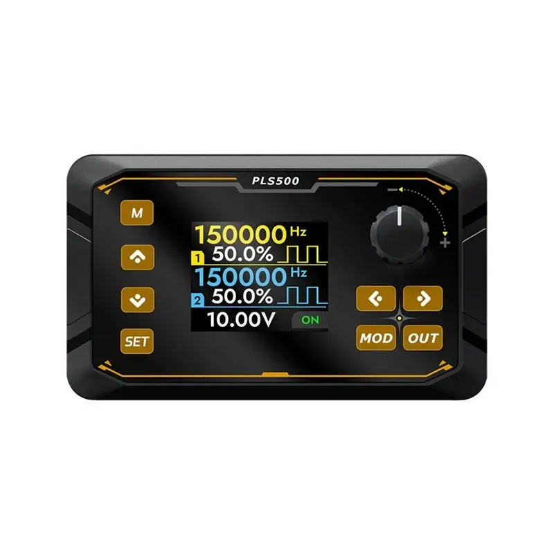 24-Hour Delivery PLS500 Dual Channel PWM Pulse Signal Generator 1Hz- 500Khz Adjustable Dead Zone Complementary Waveform Function