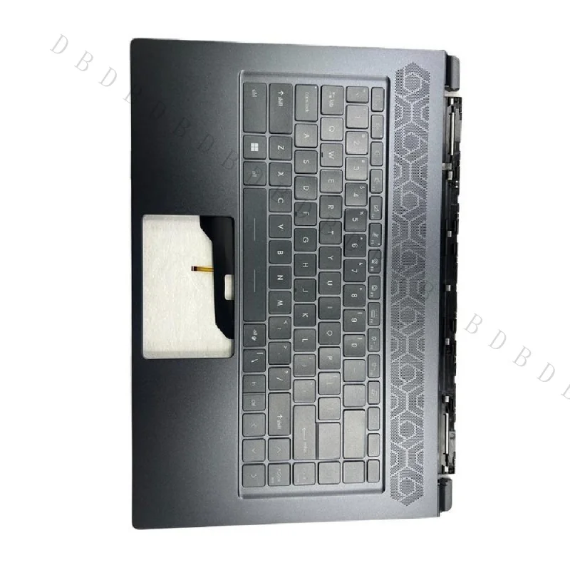 AA+_New Palmrest C Shell Upper Case With Blue Backlit Keyboard For MSI Delta 15 A5EFK MS-15CK Laptop Replacement