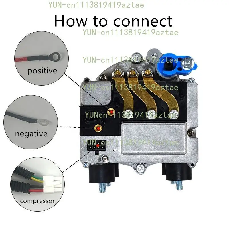 Parking, Electric Vehicle Air Conditioner DC Inverter Scroll Compressor, Refrigeration 24V48V60V72V144V