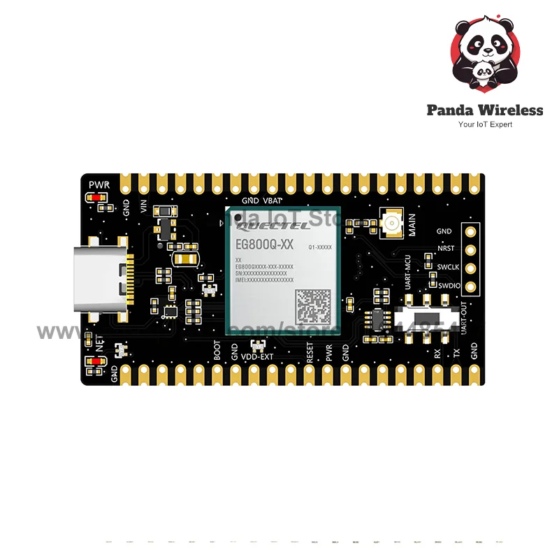 QUECTEL MCU STM32 For Europe/North America EG800Q 40PIN DIP PCBA EG800K-EU EG800Q-EU EG800Q-NA LTE Cat1 Module 2.4G Wi-Fi Scan