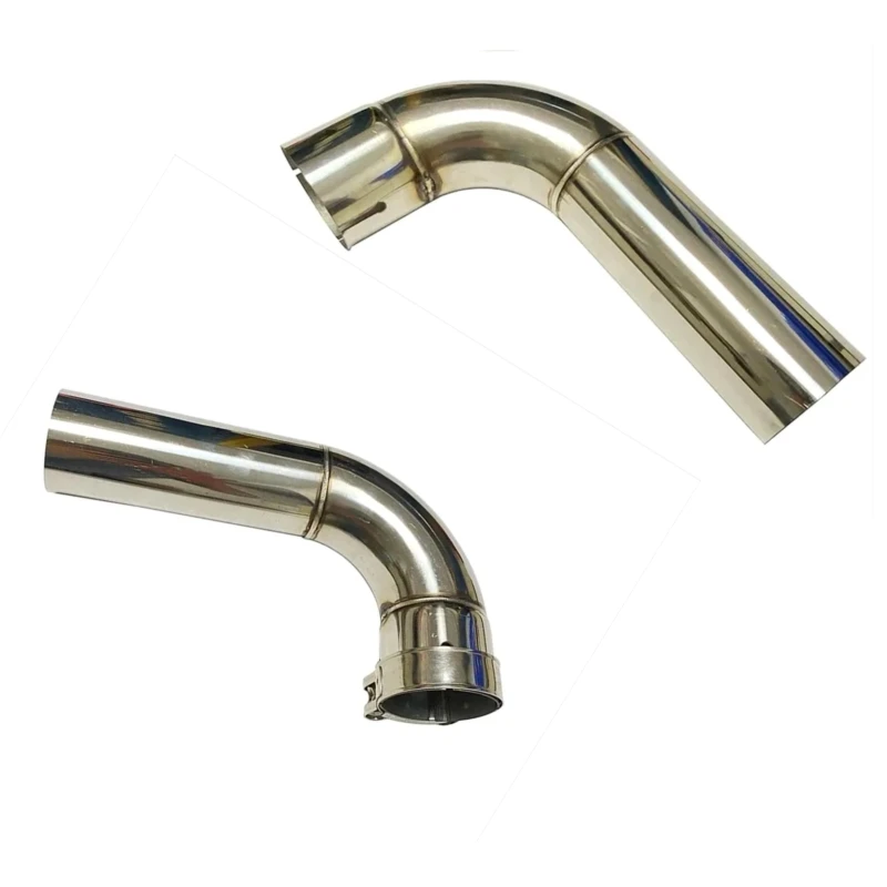 1pcs The car accessories The exhaust pipe Stainless steel 90 degree turn pipe The muffler is connected to the elbow