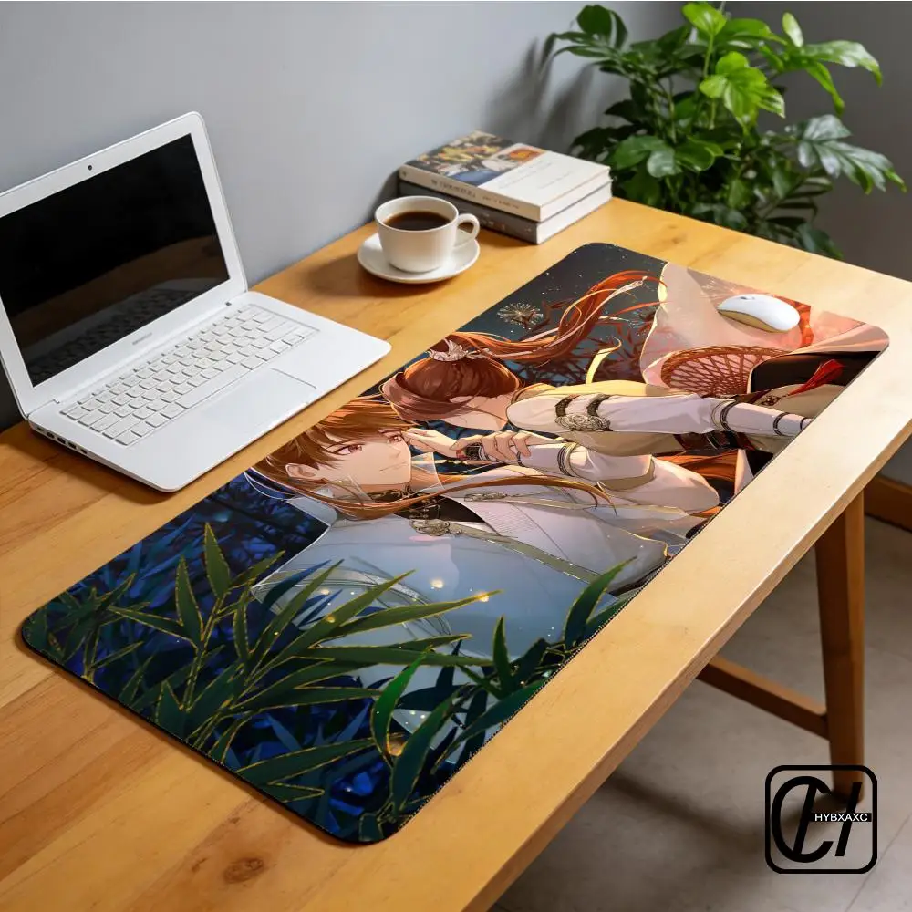Mouse Pad XXL T-Rears Of T-Themis Mouse Pad Large Non-Slip Lock Edge Keyboard Pad Anti-Slip Gaming Desk Mat Office Pad HYBXXC