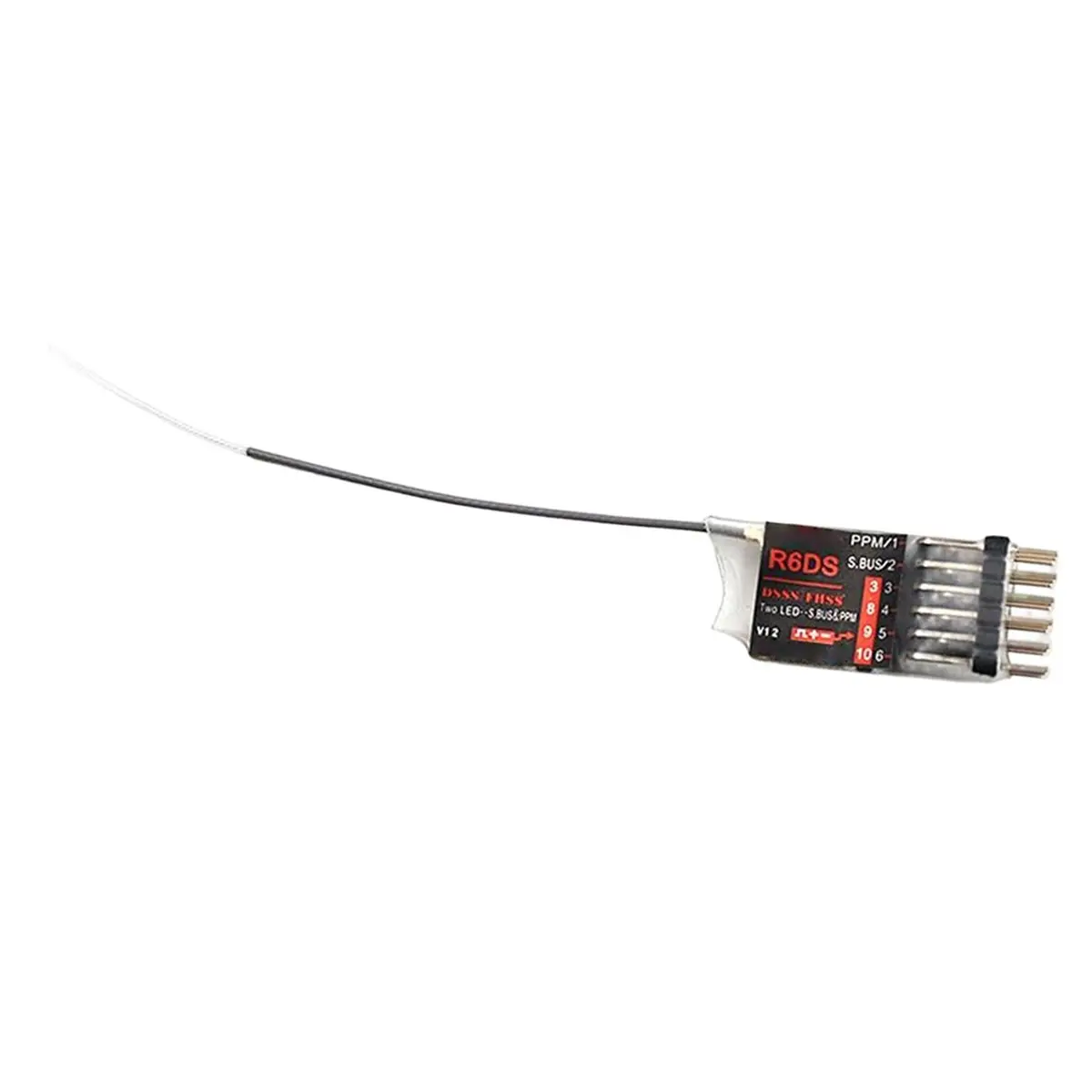 A85P For Radiolink R6DS 2.4G 6CH DSSS Receiver for AT9 AT9S AT10 II Transmitter, Dual Antenna SBUS PPM PWM Drone Receiver