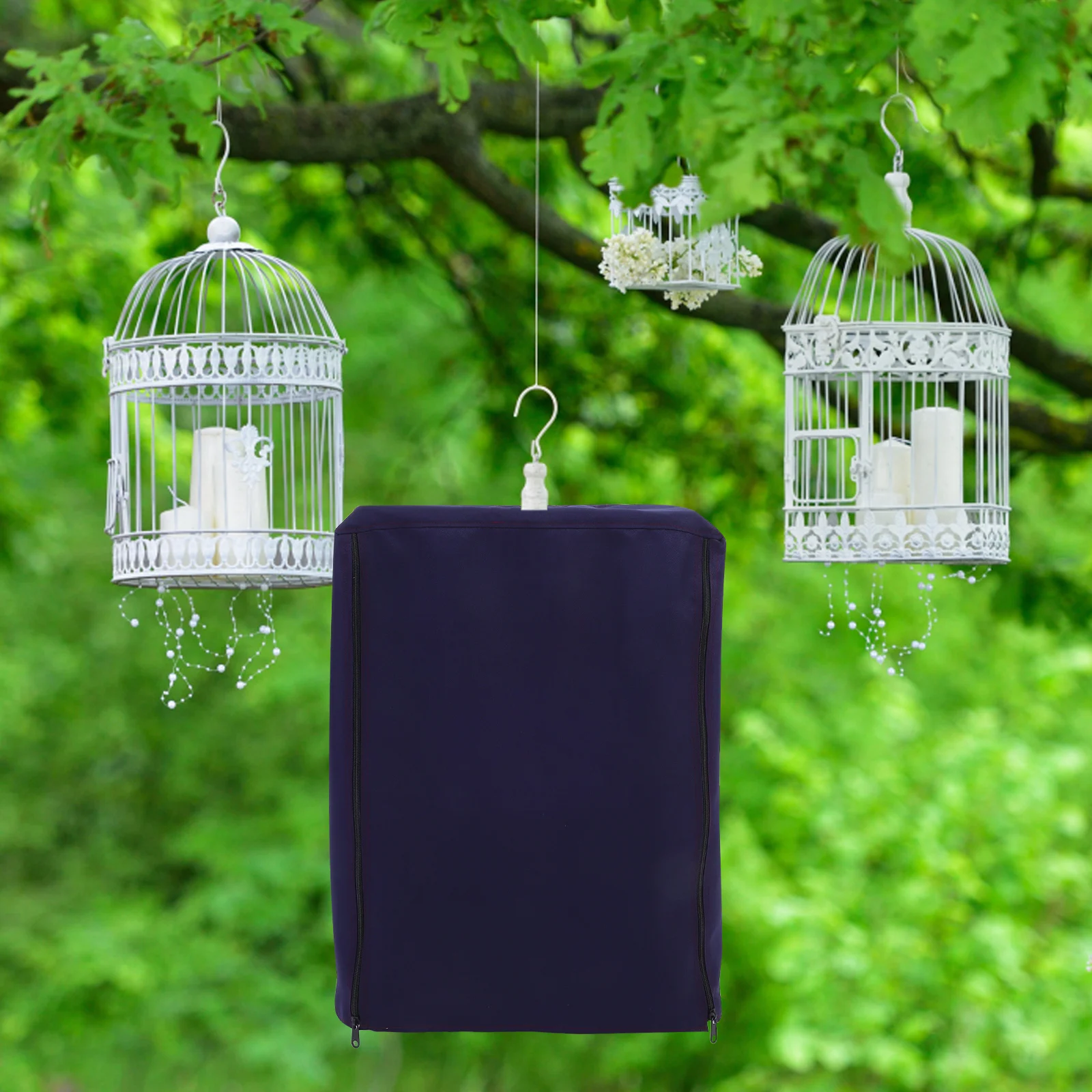 

Birdcage Cover Thickened Cloth for Large Square Cage UV Protection Sleep Aid Random Pattern Bird Cage Protector