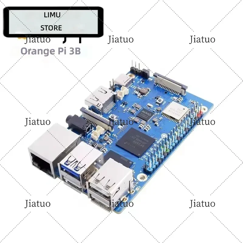for Orange Pi 3B Mini PC Rockchip RK3566 LPDDR4 RAM WiFi5 BT5.0 BLE M.2 SSD Single Board Computer Development Board