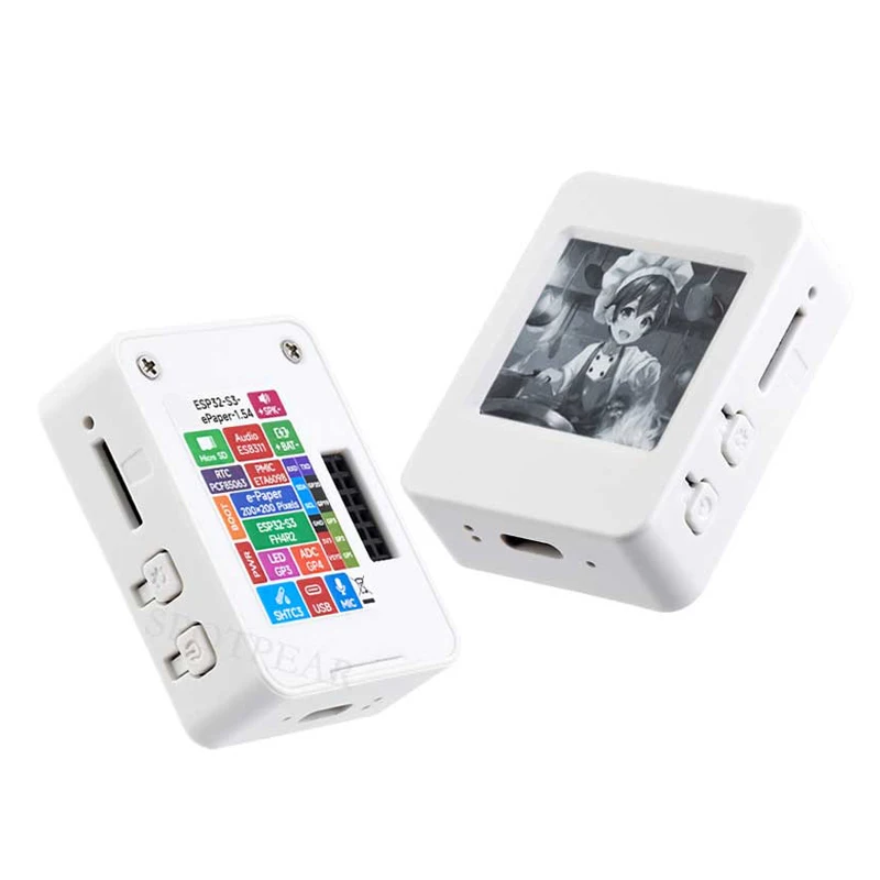 Scheda di sviluppo AIoT e-Paper ESP32-S3 AI da 1,54 pollici per Xiaozhi Deepseek Supporta WiFi BLE