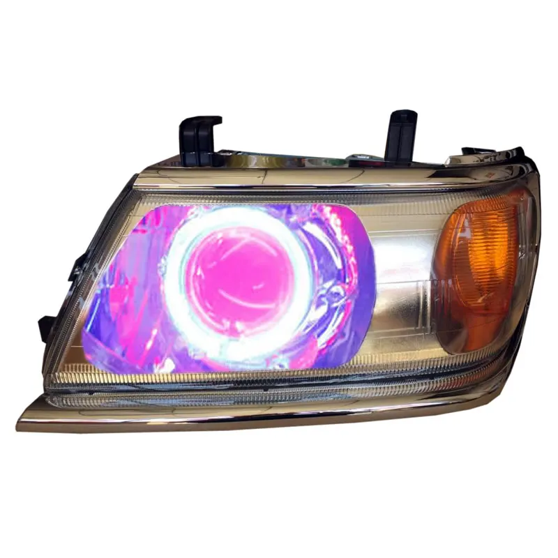 

Customized Full LED Headlights For Mitsubishi Pajero 2000-2007 Bi-xenon Projector Lens Front Lamps With DRL