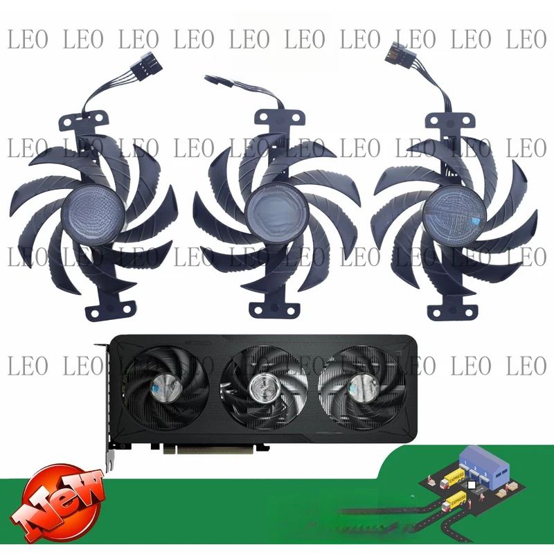 SS GA81S2U graphics card fan for Gigabyte GeForce RTX 5060 Ti 5060 EAGLE MAX
