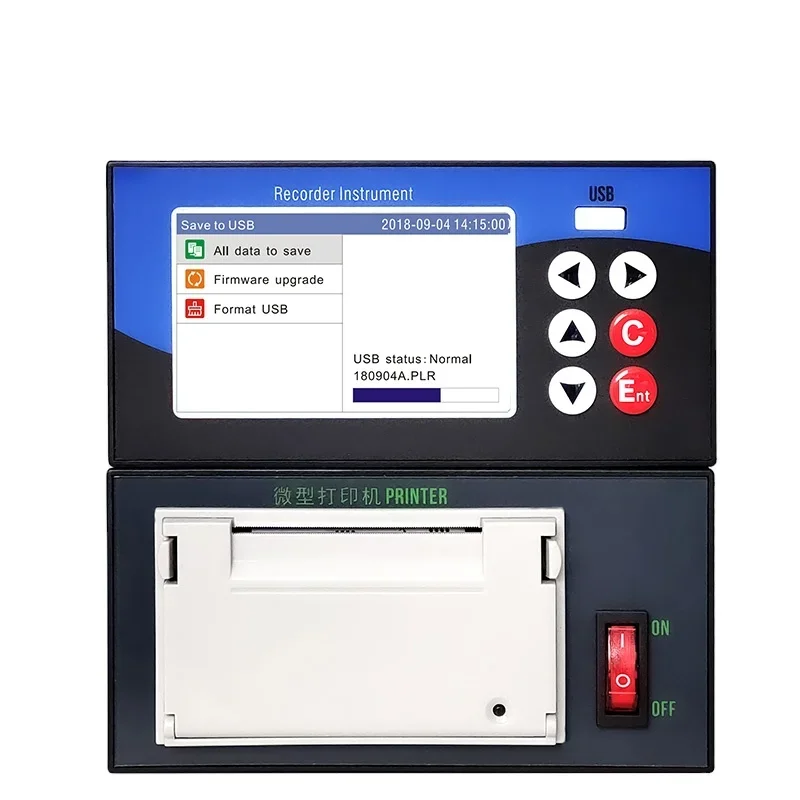 2026 Data Logger Printer Real Time Data Recording Multi-channel  Pressure Temperature Monitor USB Interface