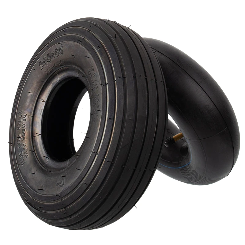 260x85 Tire 3.00-4 Inner Tube for Pocket Rocket E300 E325 EZip Scooter Mini Chopper Go Kart Bladez Gas Electric Mobility