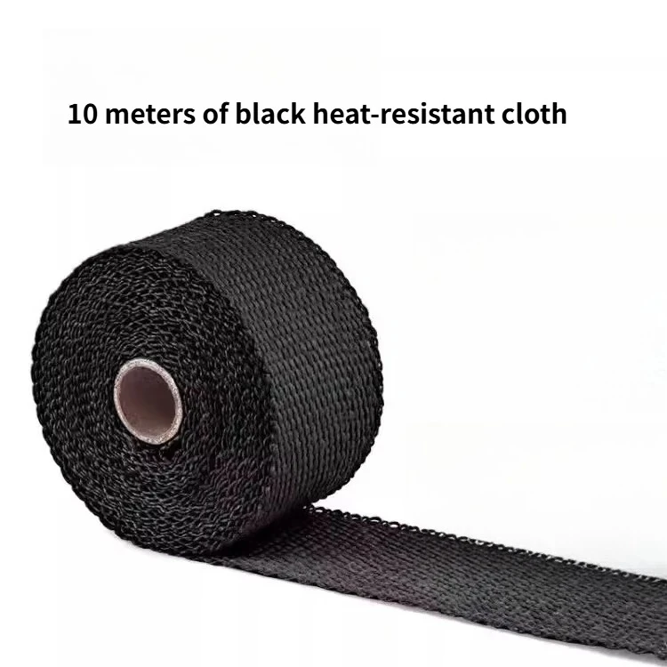 Motorcycle Car Exhaust Pipe Header Wrap Heat Shield Cloth Fireproof High Temp Resistant Anti-Scald