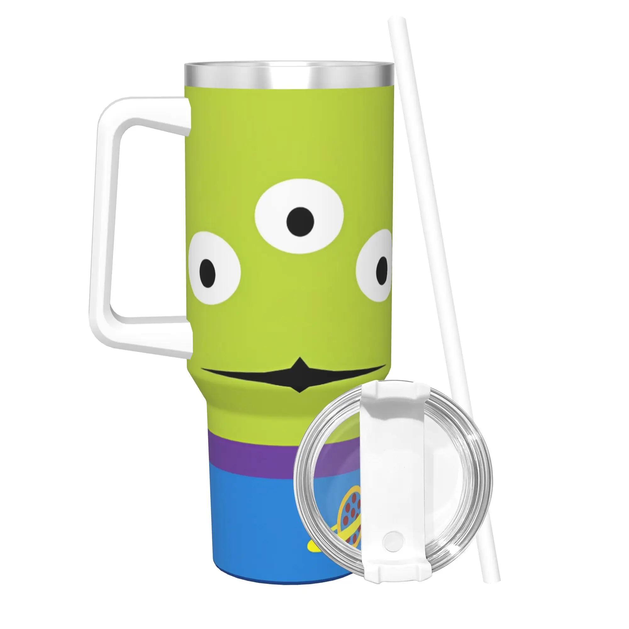 

История игрушек Вуди Базз Лайтер Стакан Вакуумные изолированные кофейные чашки с крышкой Соломенные уличные кружки Бутылка для воды