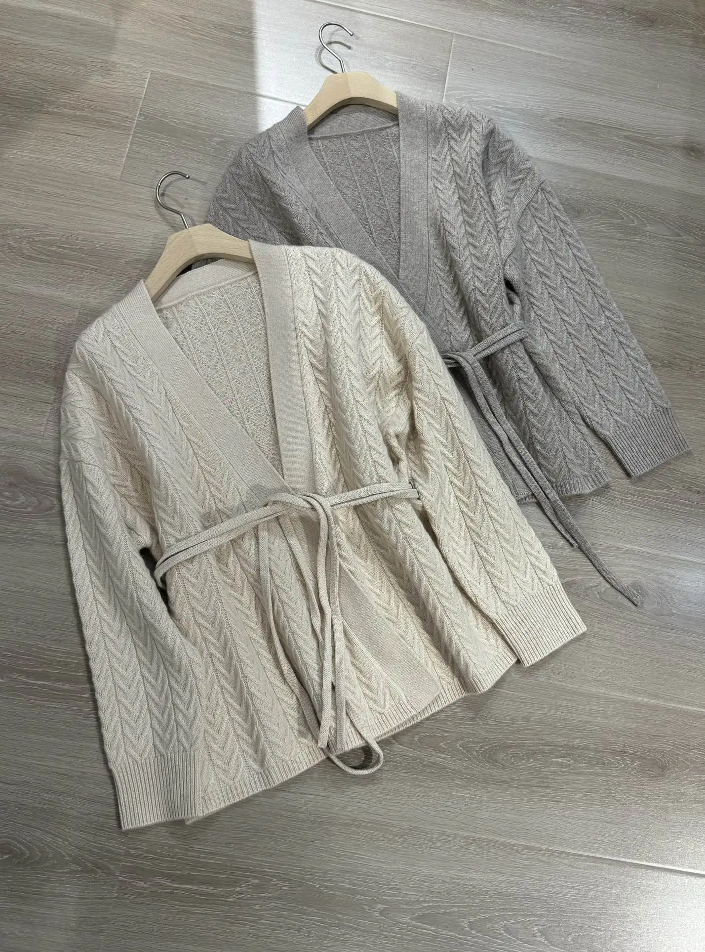 Autumn L*P Women\'s Cashmere Sweater Knitting Loose Cardigan Casual Loose Top\'s