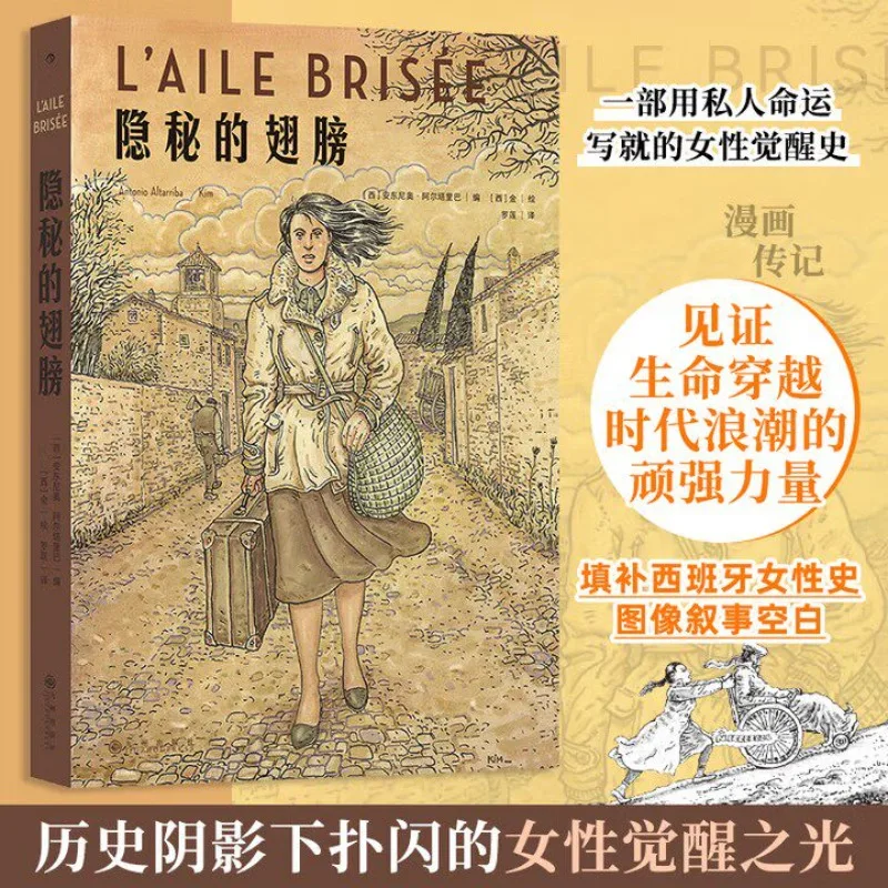 2 Books Comics Book The Art of Flight and Hidden Wings Spanish Comics: Based on True Events Non-fiction Graphic Biography