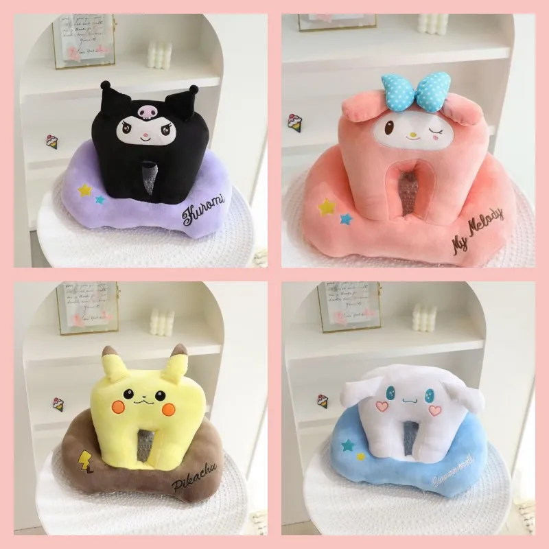 Kuromi Nap Pillow Anime Soft Filling Neck Pillow Cartoon Plush U-shaped Pillow Japanese Style Pillow Rest Pillow Gifts For Girls