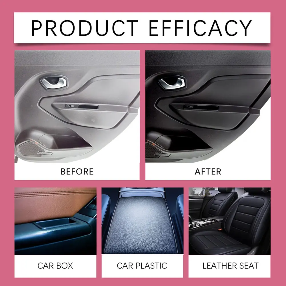 

Полировальный очиститель салона автомобиля, долговечный глянцевый для автомобильных приборных панелей