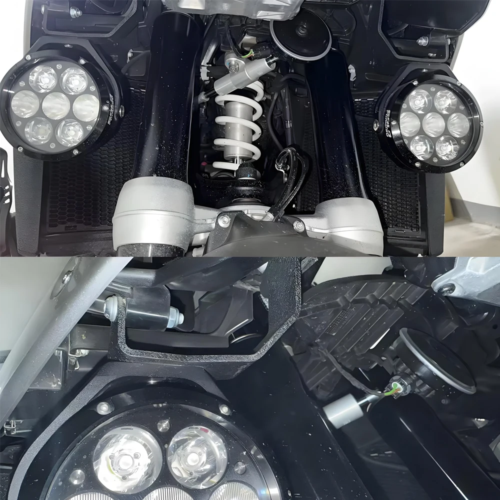 

Motorcycle For BMW R1300GS R1300gs R1300 GS Spotlight Bracket Fog Lights Auxiliary Brackets Driving Lamp Kit Parts 2024 2025-