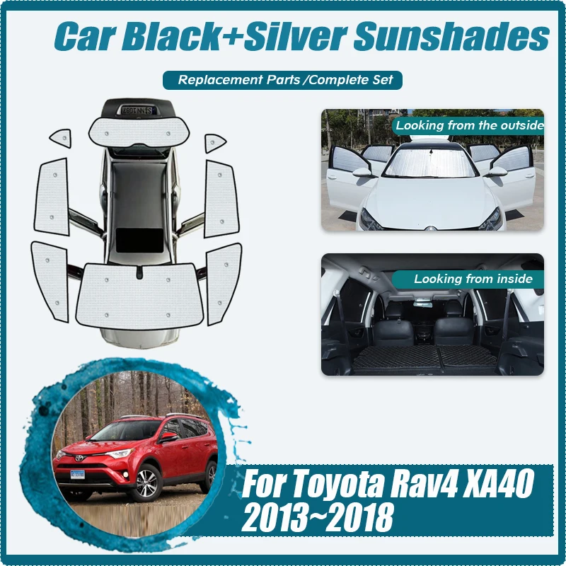 

Автомобильный солнцезащитный козырек для Toyota Rav4 ravufo-xa40 2013 2014 2015 2016 2017, солнцезащитный козырек, козырек, коврик, автомобильные аксессуары