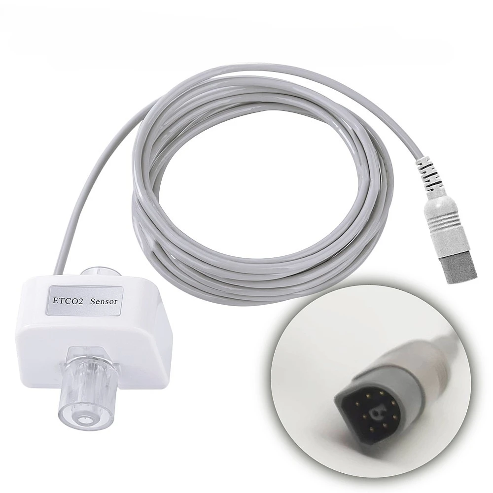 Suitable for Phs ECG Monitors ETCO2 Mainstream End-tidal CO2 Module 8 Pins