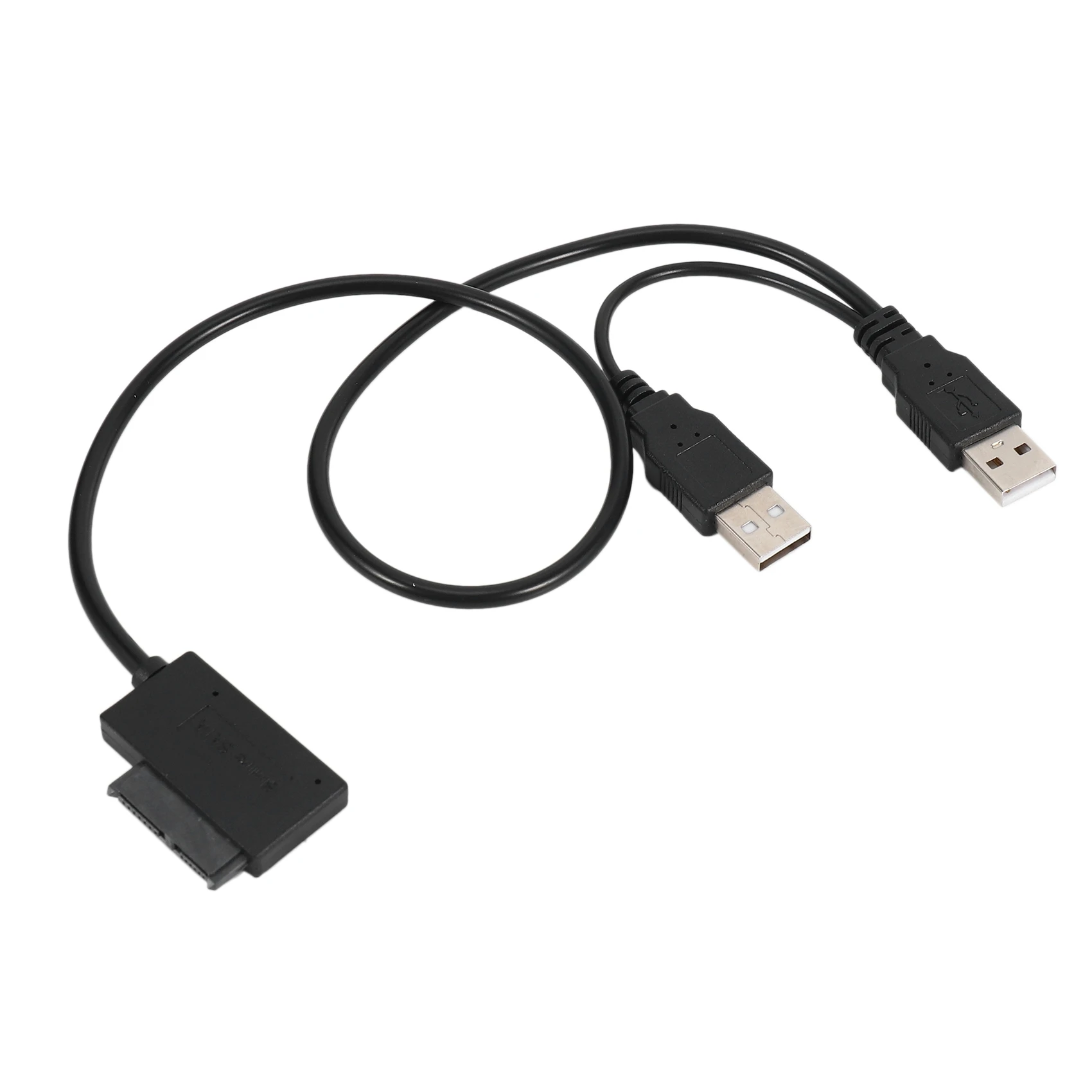 Cabo sata fino usb 2.0 para 7 + 6 alimentação externa para laptop adaptador sata conversor suporte janela xp/7/8/10 mac os em88