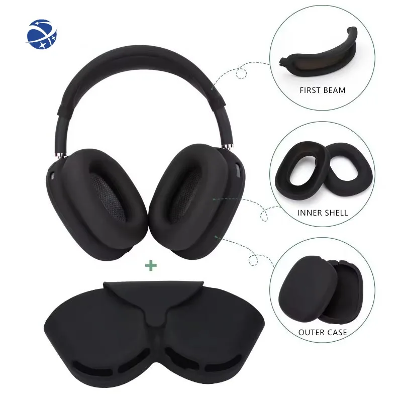 

earphones Noise Reduction High Quality Wireless air Headset Headphones Clone Spatial Audio Top ANC Version Max head-mounted