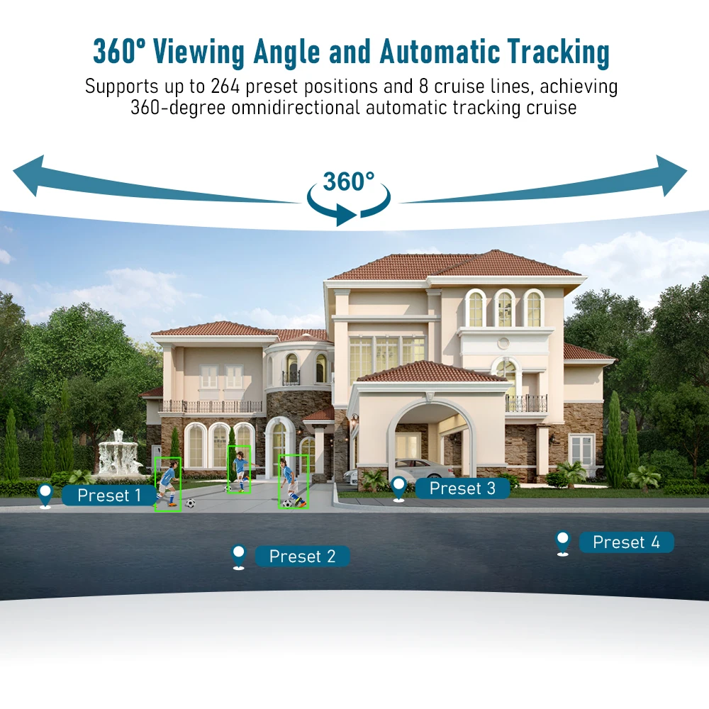 JideTech 20X زووم بصري 5MP القطب المنقولة تعمل بالطاقة الشمسية 4G نظام الكاميرا الأمنية دعم 2 طرق للرؤية الليلية تتبع السيارات #6