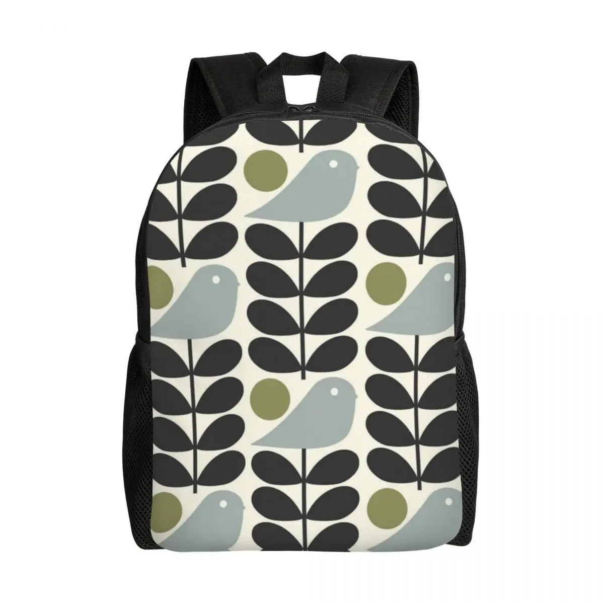 

Customized Multi Stem Bird Backpack Women Men Fashion Bookbag for College School Orla Kiely Scandinavian Bags