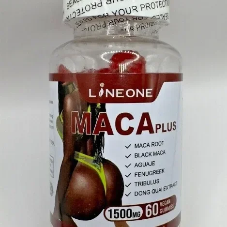 1 bottle maca gummies to boost immunity supplement energy vitamins to help improve buttocks and promote healthy sleep