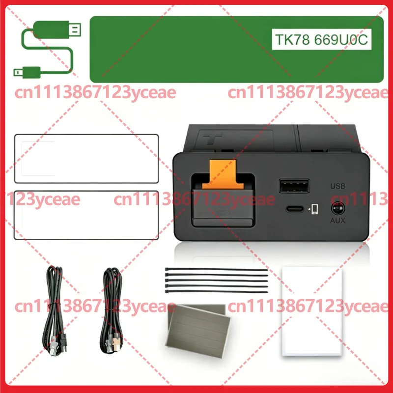 For Mazda Carplay Android Auto USB HUB Module Kit TK78‑66‑9U0C Auto Infotainment Retrofit Component